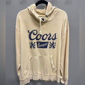 Blue 84 Cream Coors Banquet Hoodie Sweater